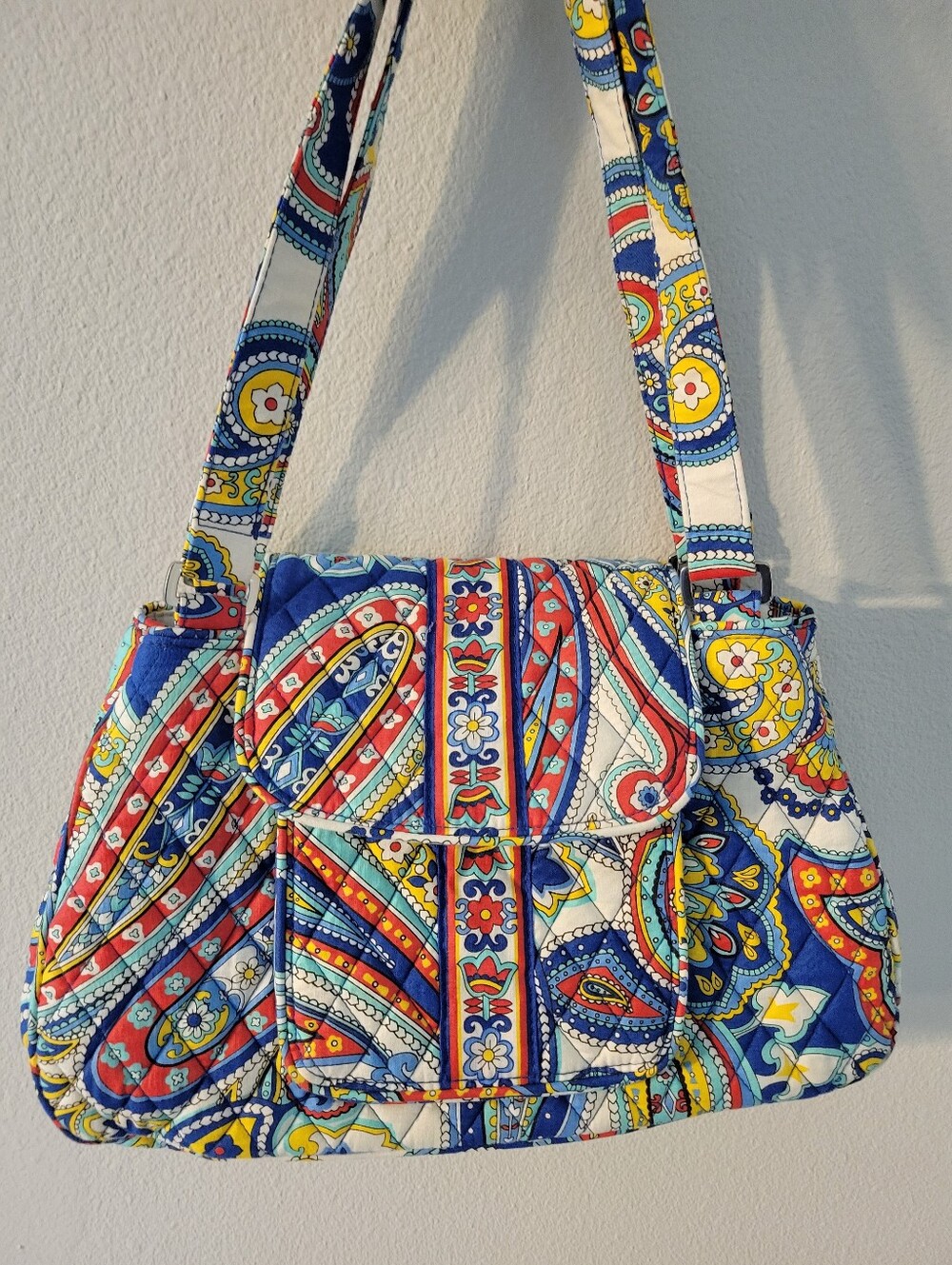 Neve Ben Used New No Tag Vera Bradley Handbag.100% Cotton Fabric - Picture 11 of 11